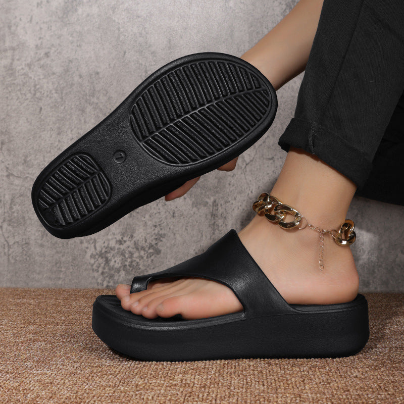 ✨🖤Women's sandals flip-flops,Cloud Cushion Platform Slides
