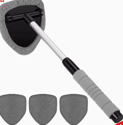 🎖️Windshield Cleaning Tool Set with Extendable Handle