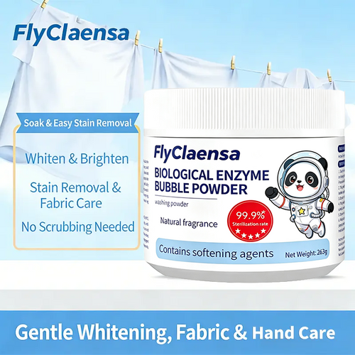 🔥Clothes Whitening Stain Remover Powder, No Scrub Required For Yellow Stains🫧