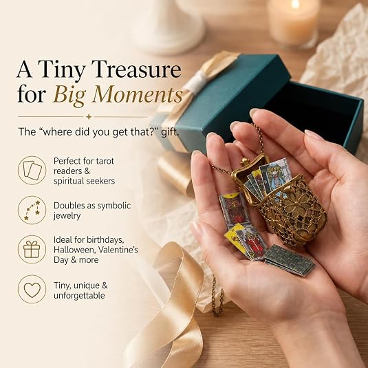🎖️Tiny Tarot Deck Necklace