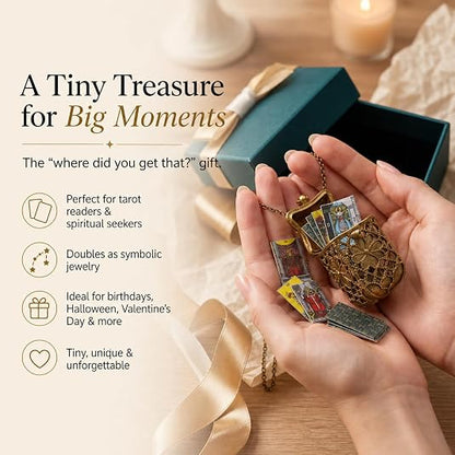 🎖️Tiny Tarot Deck Necklace