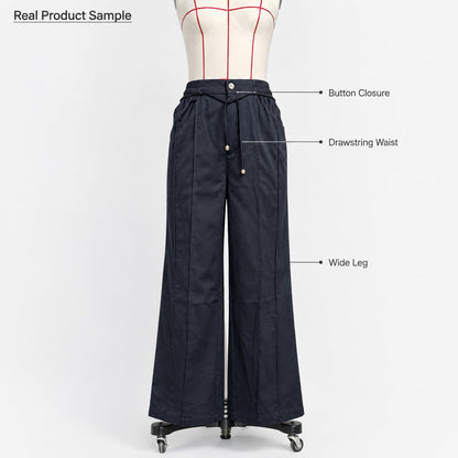 🔥Women High Waisted Baggy Pants with Front Crease