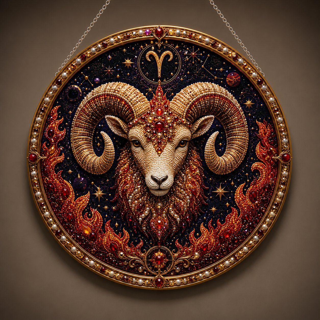 ✨Last Day 49% OFF - DIY 12 Zodiac Signs Pearl Art Kit ♈🌙