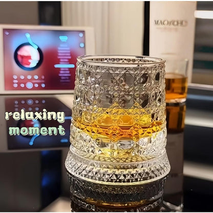 🎖️Rotating Whisky Glass