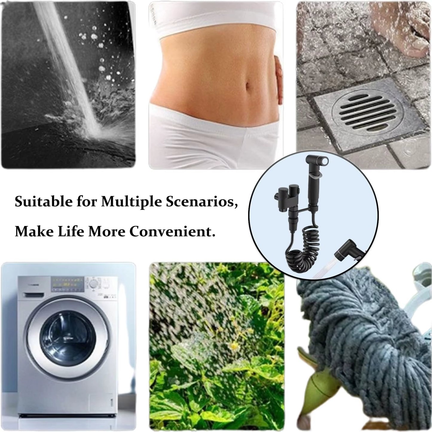 🔥 Last Day 49% OFF💥 1-In-2-Handheld Out Dual Control Valve Bidet Sprayer for Toilet