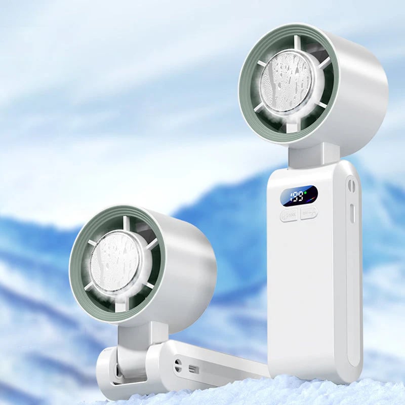 🎖️Portable fan Handheld High Speed Fan