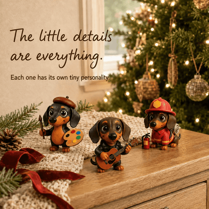 🔥🎁2026 Dachshund Advent Calendar Blind Box - 3D Models💕🐶