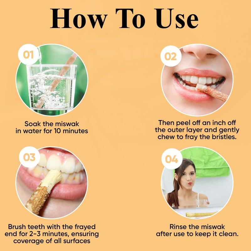 ✨HOT SALE 49% OFF🔥-Natural Toothbrush Stick Oral Daily Comfort