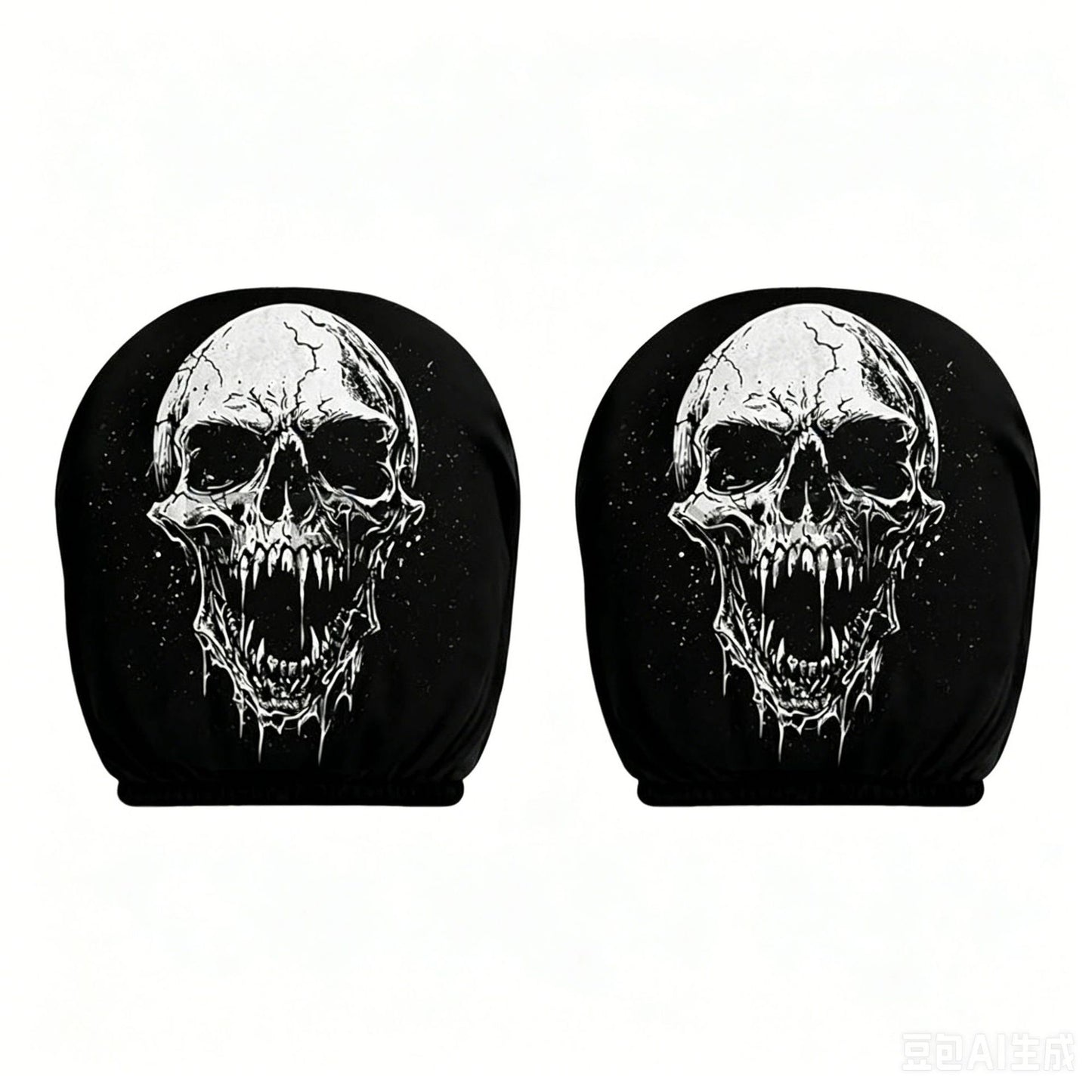 🎖️2026 Ghost Face Headrest Covers | 2Pcs