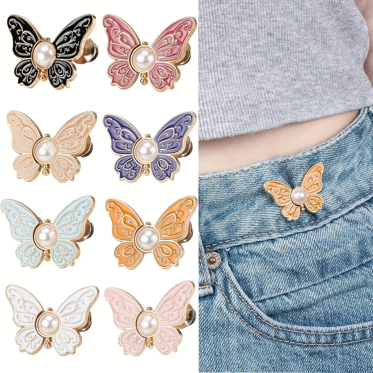 🔥Adjustable Butterfly Waist Tightener Buckle
