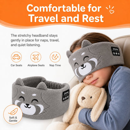🔥Kids Bluetooth Animal Headphones — Soft, Comfy & Stays On