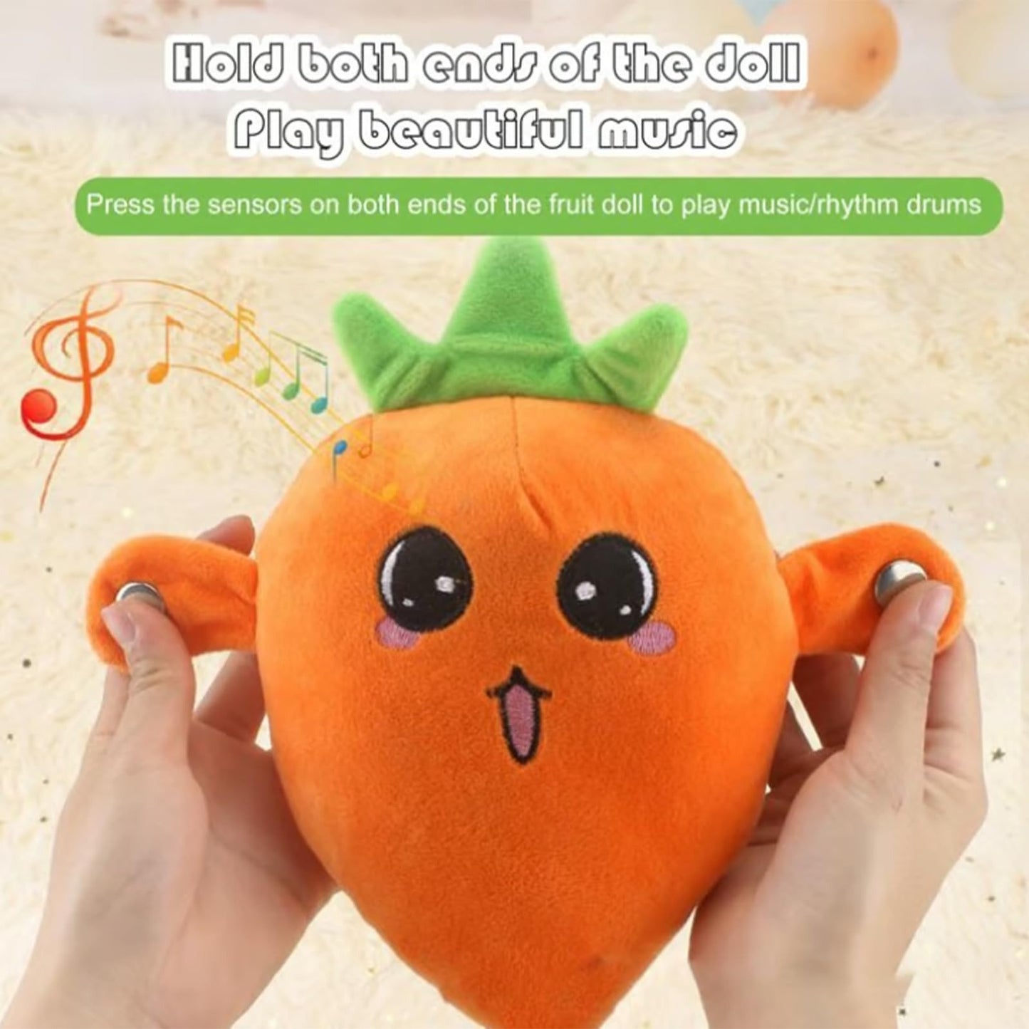 ✨💖Interactive Music Plush Toy🍌🍓🥕