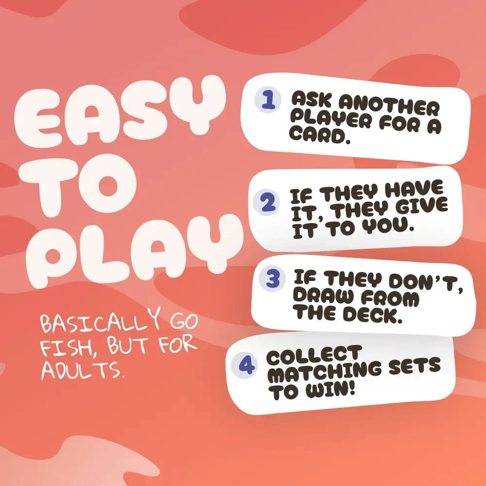 ✨😂Go F***  Yourself America! – The Grown Up Go Fish Card Game