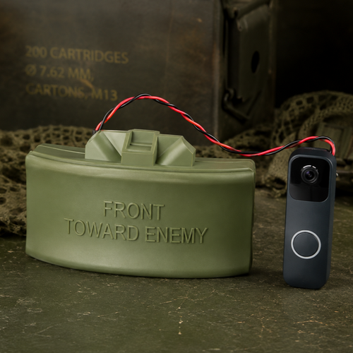 ✨Ring Cam Claymore Landmine Doorbell Sign