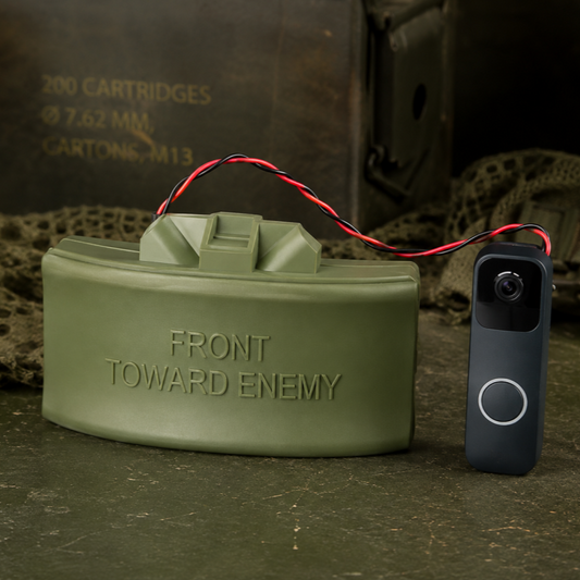 ✨Ring Cam Claymore Landmine Doorbell Sign