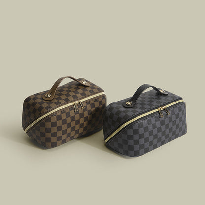 ✨Leather Waterproof Cosmetic Toiletry Bag✨Buy More Get More Discount