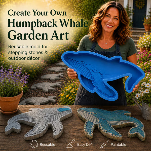 🔥LAST DAY 50% OFF - 🌊 Reusable Ocean Theme Garden Art Mold – Make Your Garden Truly One of a Kind