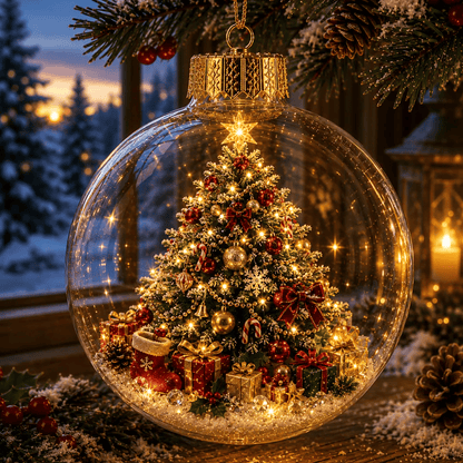 ✨Limited time 50% OFF -✨🎄 Glowing Christmas Story Ornament – Light-Up Mini Holiday Scene(📦Buy 3 Free Shipping)