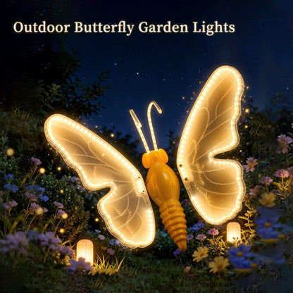 🔥Waterproof Glowing Fluttering Butterfly Light