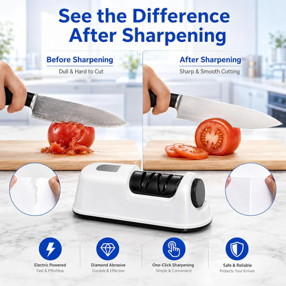 ✨🔥RECHARGEABLE ELECTRIC KNIFE SHARPENER🔪