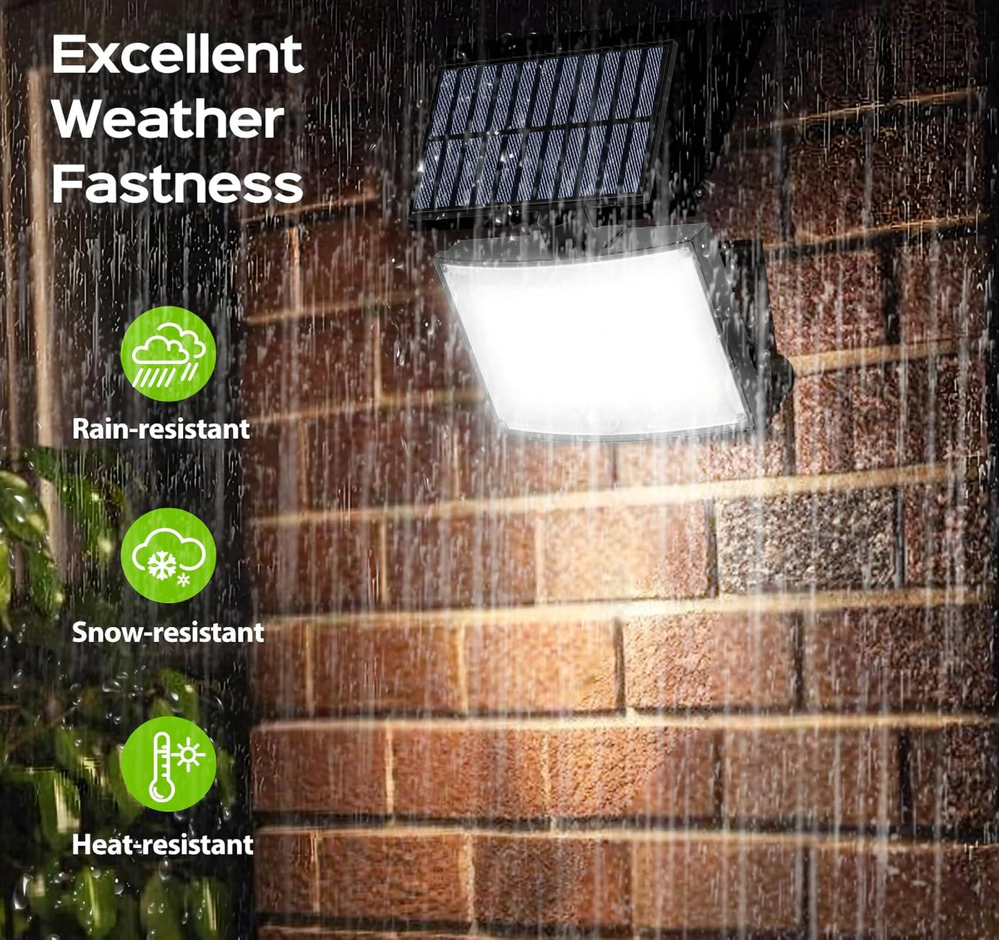 🎖️Split Solar Lights Outdoor, 261 Led With Remote