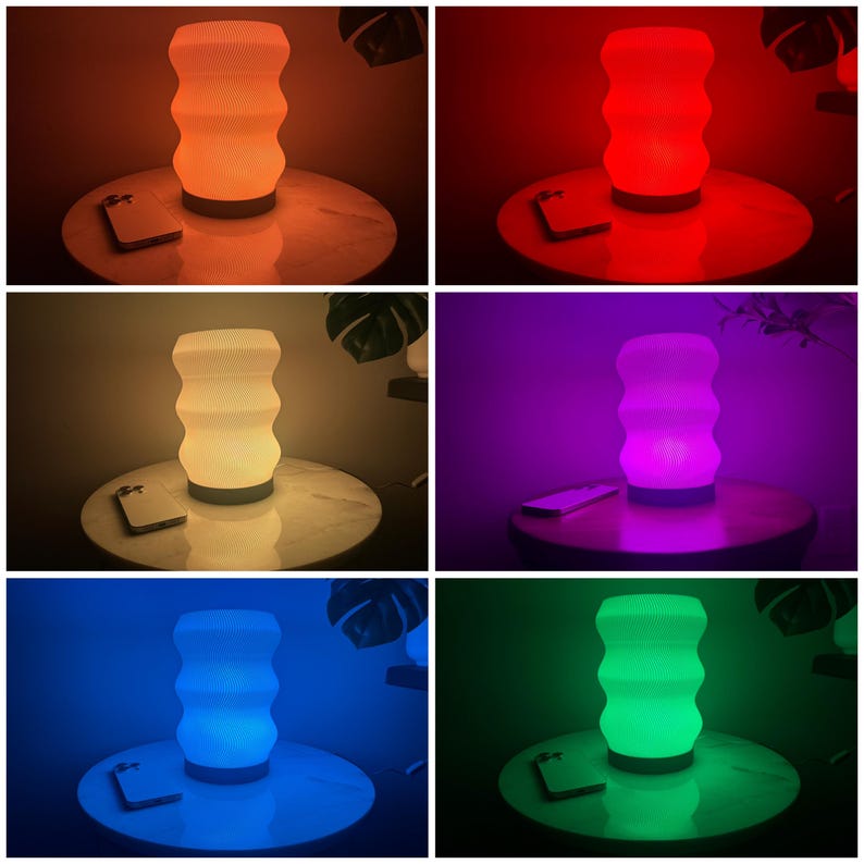 🎖️Cozy Table Lamp - Bedside Light - The Wave Lamp