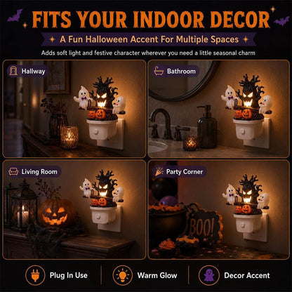 🎖️Animated Seesaw Ghost Plug in LED Night Light