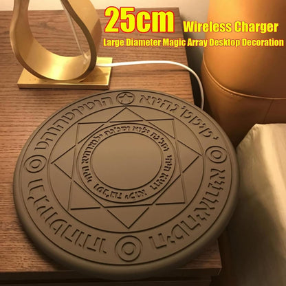 ⭐Magic Array Wireless Charger – Futuristic LED Light-Up Charging Pad for Your Desk