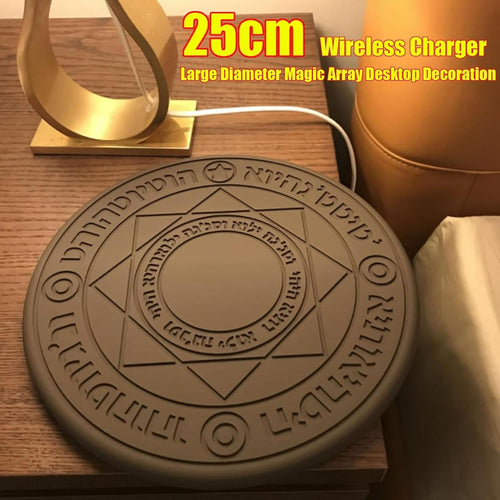 ⭐Magic Array Wireless Charger – Futuristic LED Light-Up Charging Pad for Your Desk