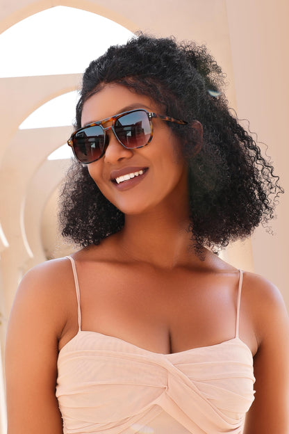 🔥8 Pairs Trendy Multicolor PC Frame Fashionable Sunglasses Set