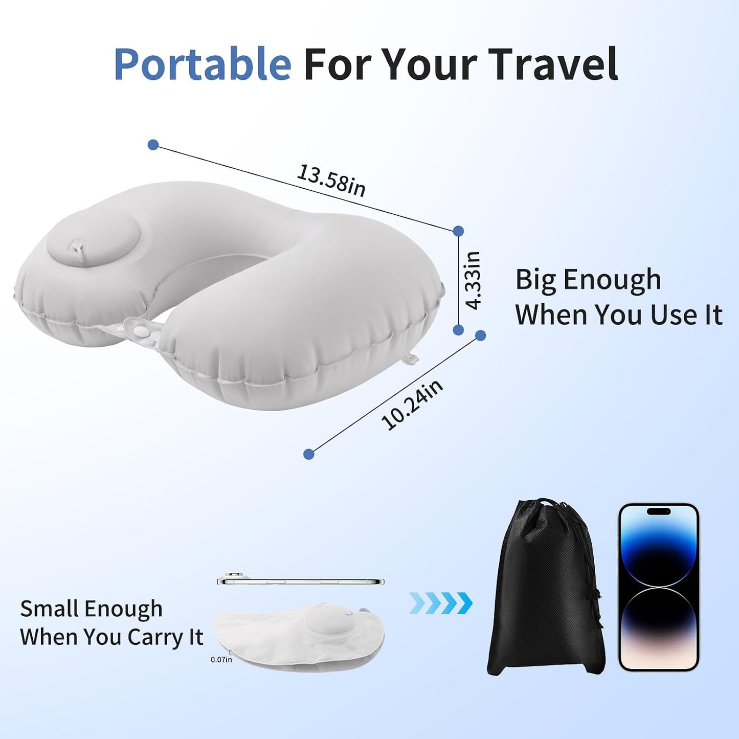 🎖️Inflatable Travel Neck Pillow