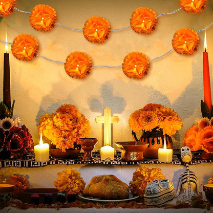 🎖️Lighted Marigold Garland