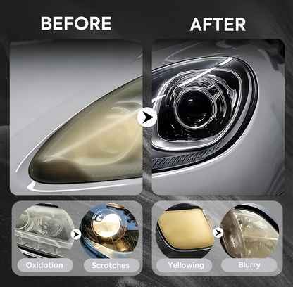 🔥Headlight Restoration Polish – Removes Oxidation, Yellowing & Restores Headlight Clarity