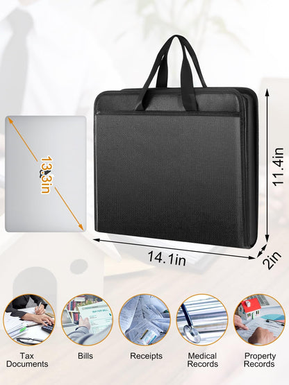 🎖️Important Document Organizer Folio Accordion File Organizer