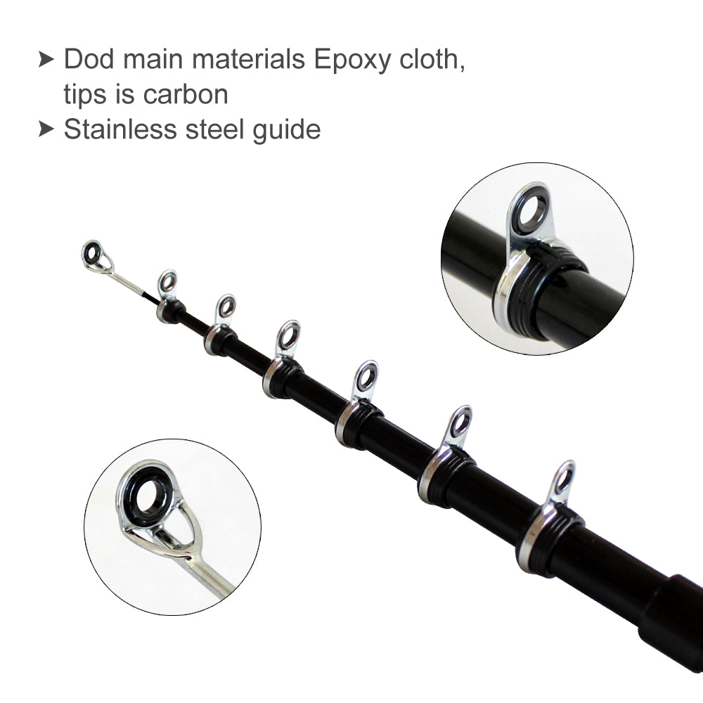 🎖️New Telescopic Fishing Rod 1.6m Travel fly Rod