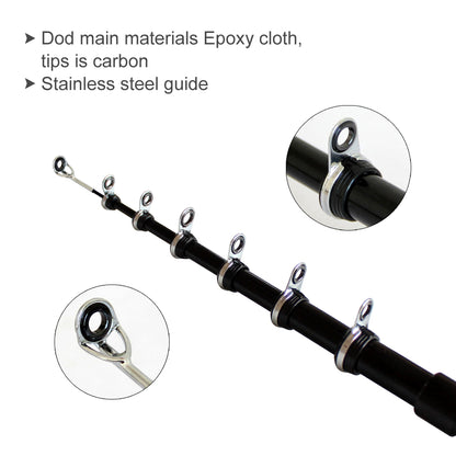 🎖️New Telescopic Fishing Rod 1.6m Travel fly Rod