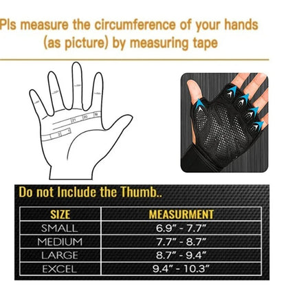 🎖️Men Women Half Finger Fitness Gloves