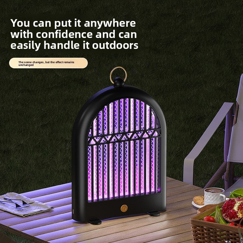 🎖️UV LED IP33 Bedroom Mosquito Catching New Desktop Electric Mosquito Killer Lamp USB Rechargeable