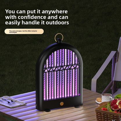 🎖️UV LED IP33 Bedroom Mosquito Catching New Desktop Electric Mosquito Killer Lamp USB Rechargeable