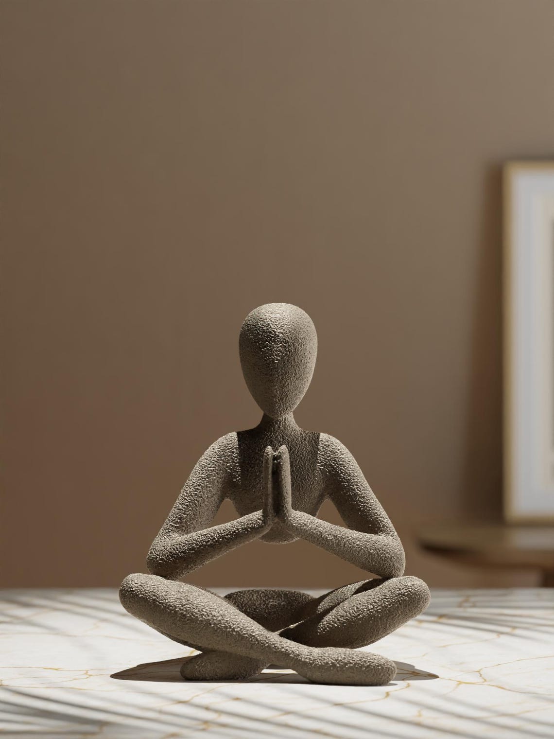 🎖️Yoga Meditation Figure – Minimalist Zen Statue
