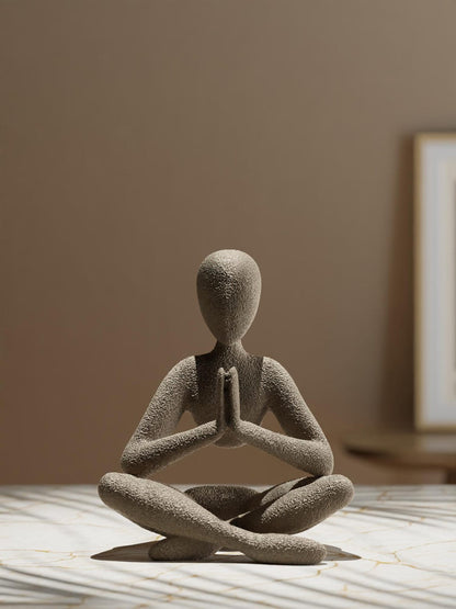 🎖️Yoga Meditation Figure – Minimalist Zen Statue