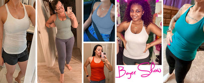 ✨Women’s Workout Tank Top with Built-In Bra👚