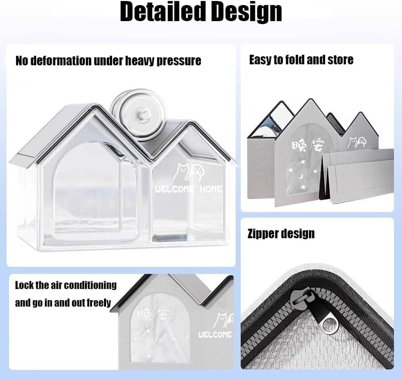 🔥Pet Air Conditioned house(Free ice bag 10+ water absorbent cotton bag*2+ cold-proof pad*1]