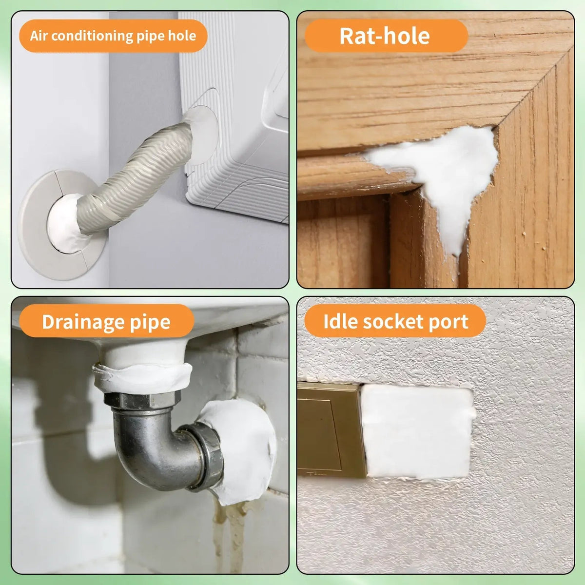 🔥10Pcs Professional Sealant Clay - Anti-Insect Wall Hole Filler Mud