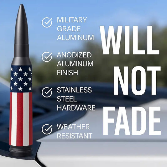 🎖️Hot Sales 49% OFF🔥50 Cal Badass Bullet Antenna for Ford Dodge GMC Chevy & Jeep 200
