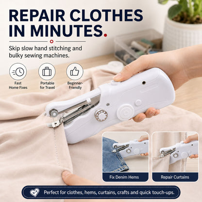 🔥🧵Mini Electric Sewing Machine – Lightweight, Portable & Easy to Use!