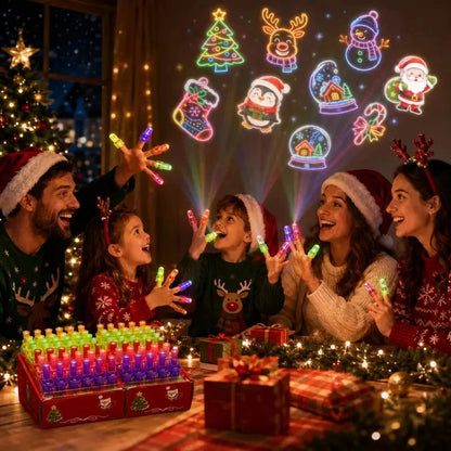 🔥👻  Halloween Finger Projector Rings – LED Party Favors for Kids