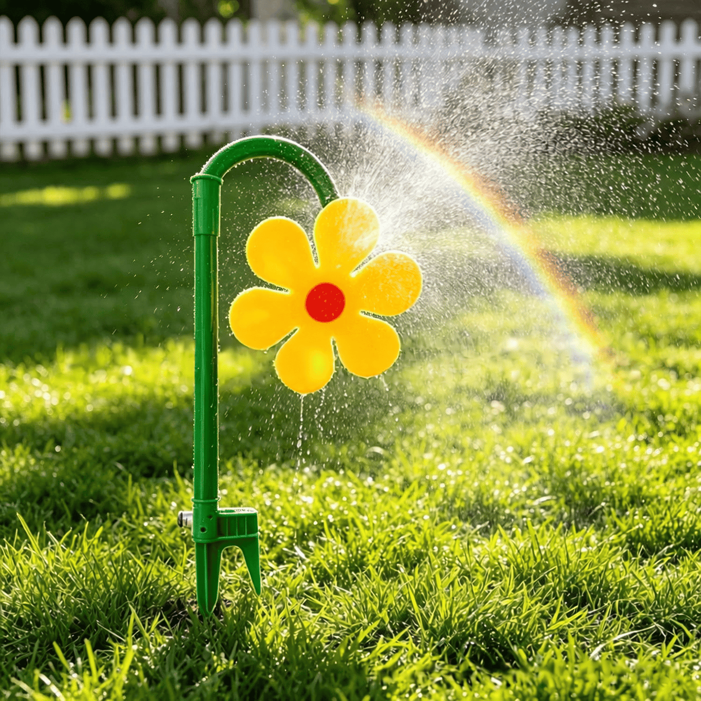 ✨ Crazy Daisy Sprinkler – Funny Dancing Flower Water Sprinkler for Kids, Dogs & Garden Fun 🌼