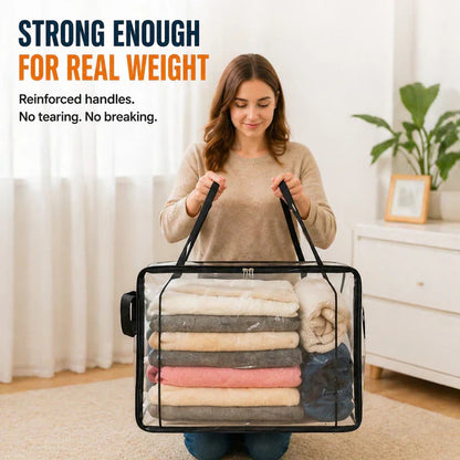 🎖️📦Large Heavy-Duty Thick Plastic Clear Storage