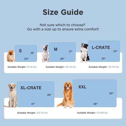 ✨🐶Washable Cooling Dog Mat, ❄️Non-Slip Summer Crate Bed for Large Dogs, No Gel & No Electric